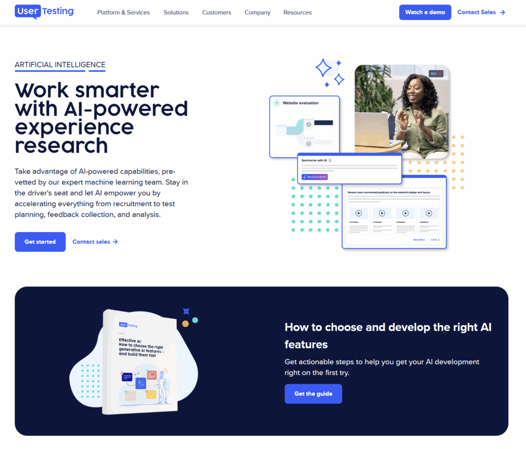 Nobuzen imagen web UserTesting AI